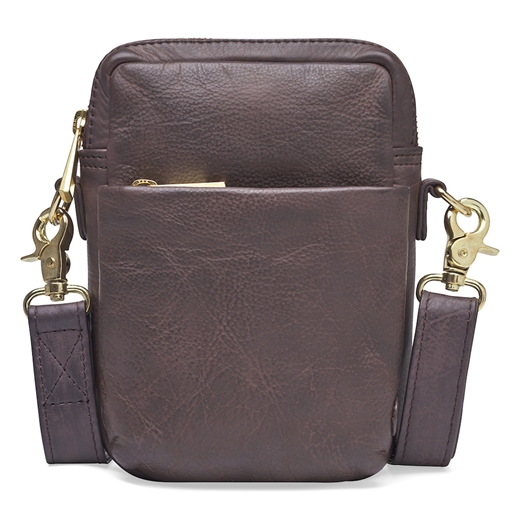 Depeche - Golden Chic Mobile bag 15700 - Dark Brown