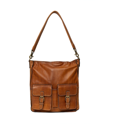 ReDesigned Heda Crossbody - Big - Burned Tan