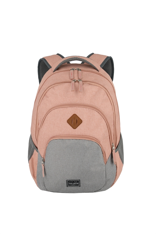 Travelite - BASICS Backpack - Melange/Rosé/Grey