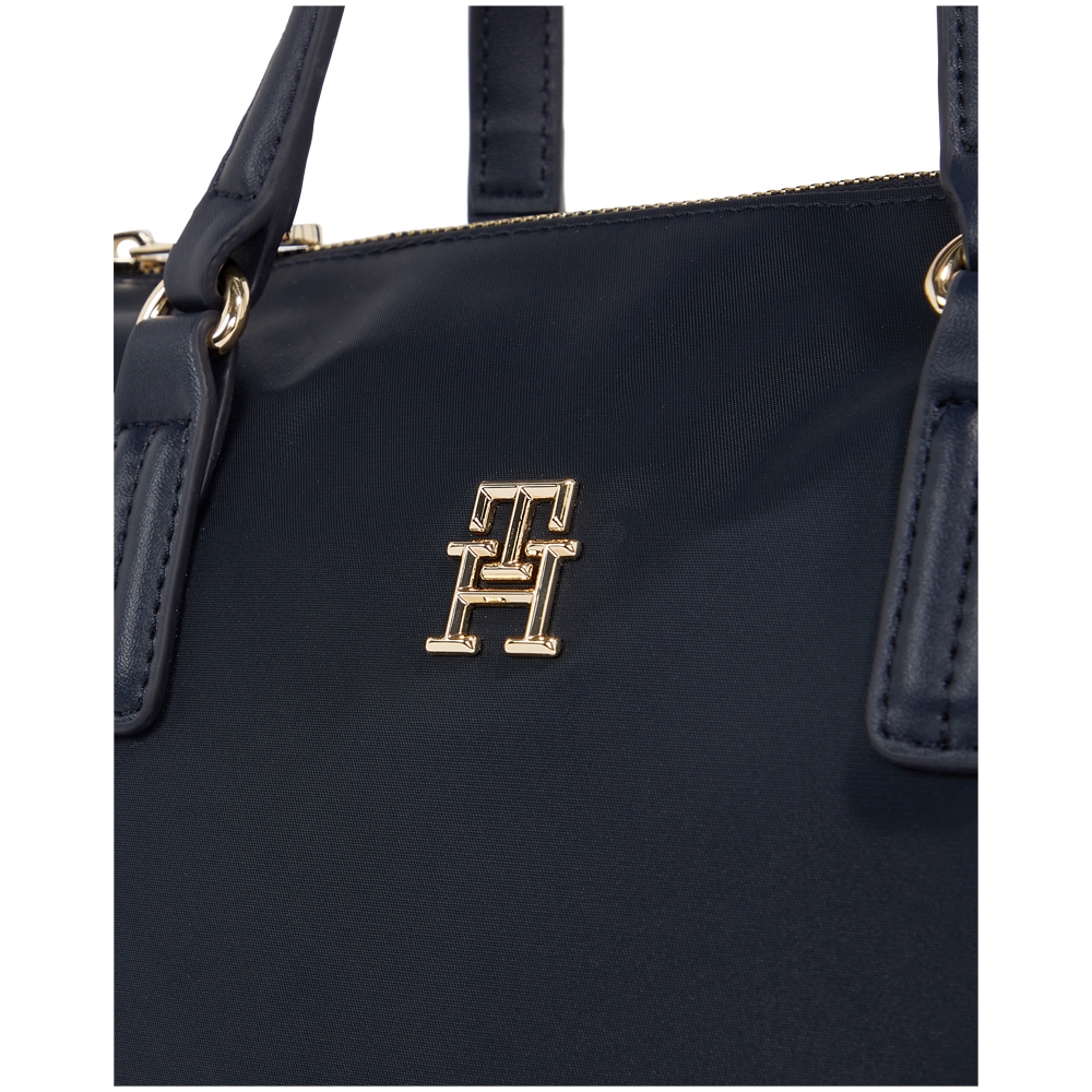 Køb Tommy Hilfiger - Poppy Small Tote - Space Blue her - Altid